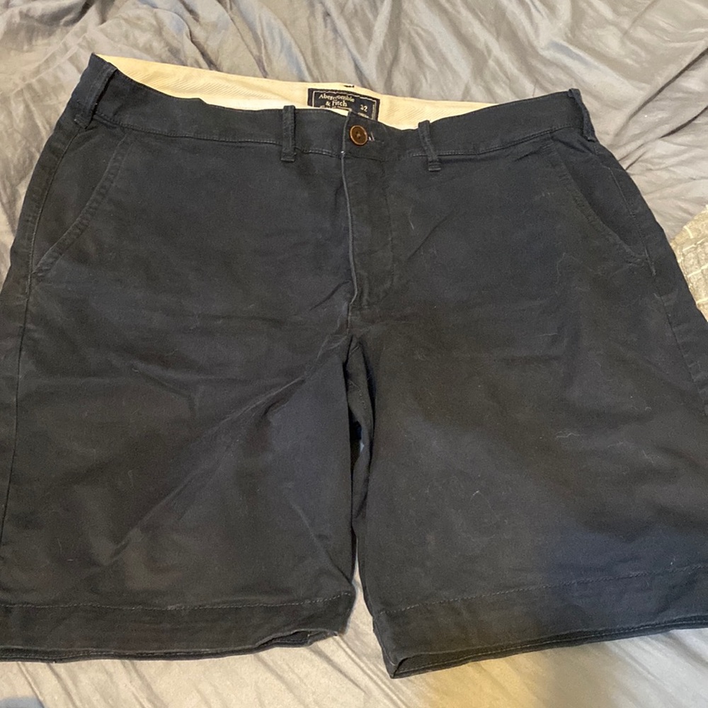 Abercrombie & Fitch Navy Blue Shorts